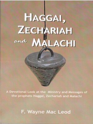 cover image of Haggai, Zechariah and Malachi